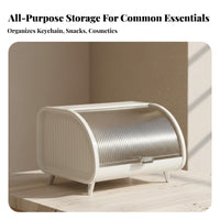 Roll-Top Storage Bin Long-Lasting Roll-Top Bread Box Moisture Resistant