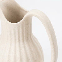 Ceramic Vase Teapot, White Porcelain, Modern Minimalist
