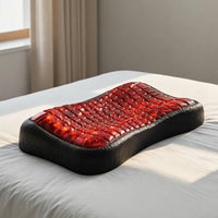 Ergonomic Neck Contour Pillow Cooling Neck Support Pillow Pressure-Relieving Supportive for Side Sleepers, Sleeping, Bedroom