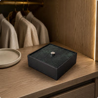 Bamboo Leaf Storage Box High End Look Decorative Lidded Box for Showroom
