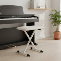 Piano Bench Folding Keyboard Bench Non-Slip Furniture for Home Studio, Rehearsal