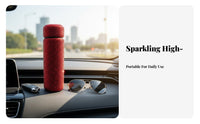 Portable Rhinestone Water Bottle High-End Look Rhinestone Insulated Bottle Luxury Gift for Women, Fashion Lovers, Gifting, Office, Daily Use