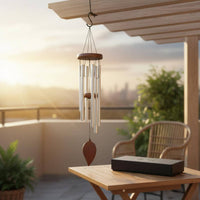 Wind Tuned Wind Instrument Melodious Sound Metal Tube Wind Tuned Wind Instrument Outdoor Decor Long-Lasting Construction Musical