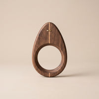 Wood Coffee Dripper Stand Minimalist Pour-over Coffee Dripper Stand Low-Profile Strainer Holder for Office Desk