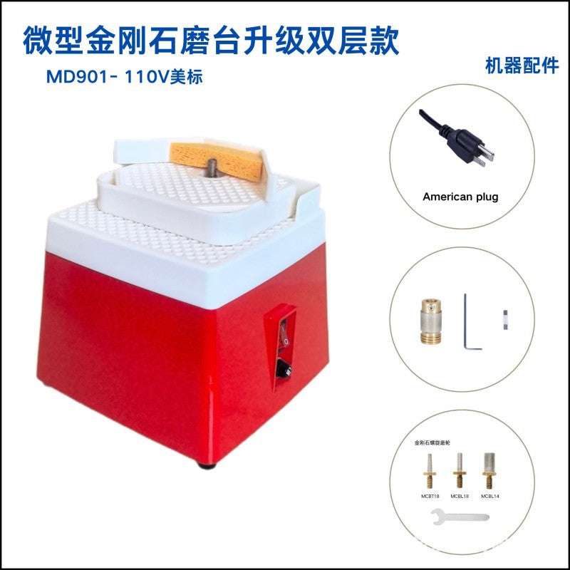 Two-Layer Mini Grinding Machine with Automatic Water Supply