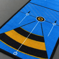 Putter Mat, Golf Practice Equipment, 50×300cm, Rectangular, Indoor Practice, Distance Sense Master