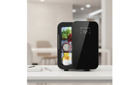 Compact Mini Fridge with Digital Temperature Control Portable Mini Fridge Small Refrigerator with Digital Display Personal for Students, Dorm Room, Bedroom, Office, Car