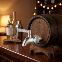 Beverage Dispenser Tap, 304 Stainless Steel Drink Dispenser Faucet with Juice Tap Lever Handle