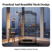 Extra Large Bird Villa Easy to Clean Large Bird Enclosure Includes Entry Ories
