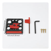 Adjustable Dowel Making Jig Aluminum Alloy Dowel Maker with Blades Sharp Blade Drill Attachment Heavy Duty for Woodworkers, Carpenters