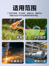 割草机护目镜防护面罩打草机帽眼镜透气不锈钢丝防飞溅防冲击草屑