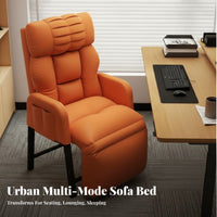 Adjustable resting Chair Foldable Design Folding Recliner Space-Saving Lockable Position for Adults, Nap Time, Home, Living Room