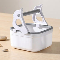 Parrot Stand with PP Material Tray Base, Smooth Wood Parrot Training Stage and Play Stand for Small Medium Parakeets Cockatiels Bird Perch