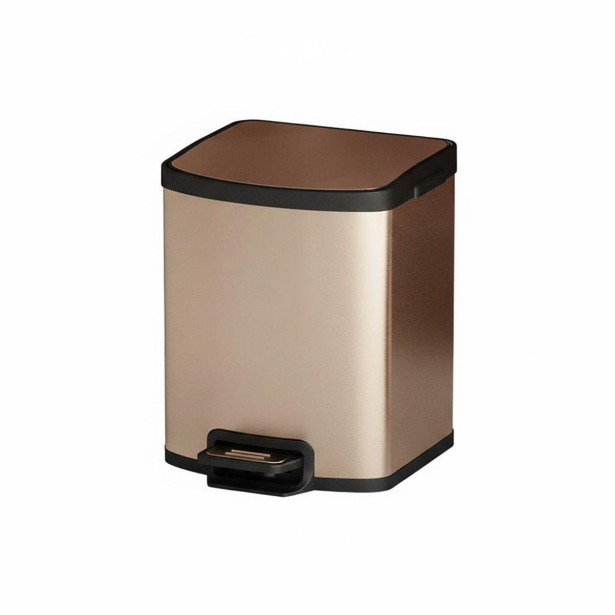 New Chinese Design Trash Can Hygienic Wood Grain Trash Can Stay-Unsealed Lid