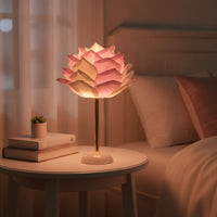 Floral Rose Table Lamp Corded Flower Table Lamp Decorative Ambient for Bedside, Bedroom, Nightstand