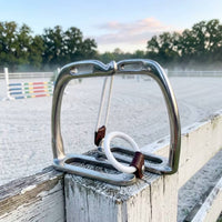 Peacock Stirrups Curved Stirrups Shiny Foot Support for Riders