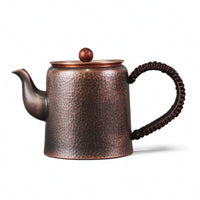 Copper Teapot Handmade Teapot with Loop Handle Induction Compatible