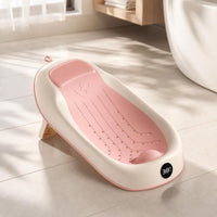 Non-Slip Infant Bathtub with Support | Soft-Touch, infant Bathtub with Stand, for washroom