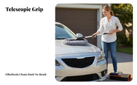 3 Pieces Nonmark Telescopic particles remover and Brush Kit Soft Bristles Extendable Handle Cleaning Tool Detachable unit Vehicle maintenance Product cleansable Reusable for vehicles fans, motorists, heavy-duty vehicle Owners, Garage, Driveway