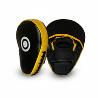 Ergonomic Curve Curved Focus Pads Shock Absorbing Boxing Hand Pad Wear-Resistant Taekwondo Kicking Target High-Density Foam for Boxers, Gym