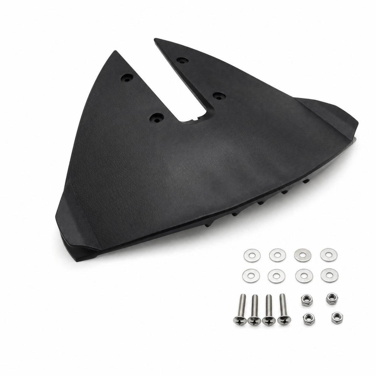 Outboard Propulsion Pressure Plate Hydrofoil Plate with Mounting Brackets Heavy-Duty Stabilizer Fin with Outboard Motor for Motorboats