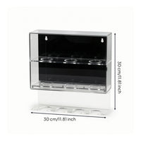 Baseball Display Box with Acrylic Stand Wall Mount Baseball Display Case with Stand Tabletop for Collectors, Sports Room, Collector Shelf