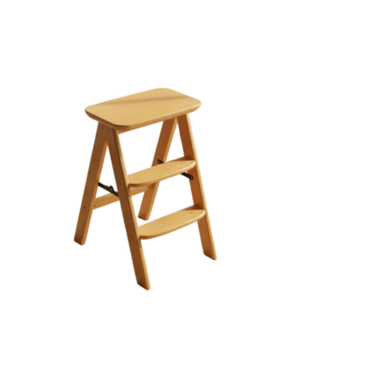 Step Stool with Folding Brace Portable Foldable Step Stool Multiversatile Furniture for Kitchen