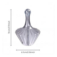 Cone Coffee Strainer Press Long Handle Handheld Cone Strainer Press Even Water Distribution Crystal Resin Coffee Dripper