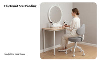 Adjustable Caster Stool with supportrest Rolling Casters for lab, Home Users