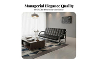 Minimalist design sectional Sofa Set Modern Design Upholstered Metal Frame Sofa Set long-lasting Construction Reception Seating Flexible Configuration for Interior Designers, Business Owners, Adults, Waiting Room, Lounge Area