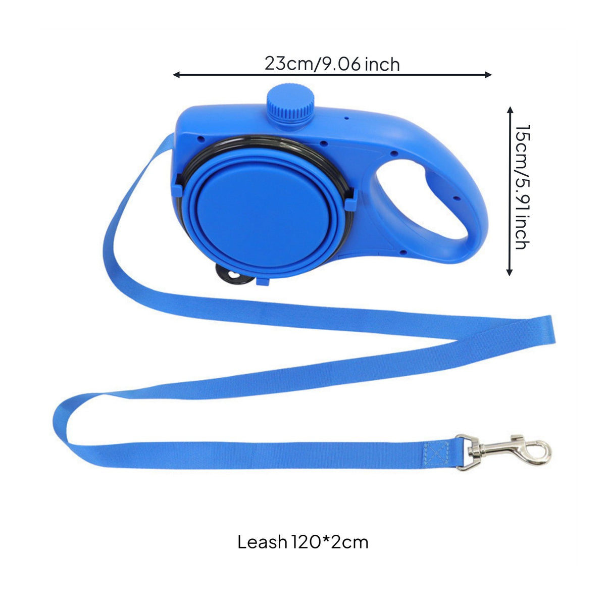 Dog Bottle Leash Combo Watertight Pet Gear Wear Resistant for Outdoor