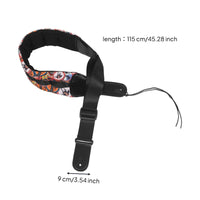 Wide Padded Instrument Strap Non-Slip Adjustable Guitar Stable Strap Music Fit Accessory