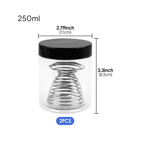Coil Brush Cleaner Sturdy Plastic Paint Brush Cleaning Cup Reusable