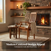 Spindle rear Armchair With Armrests Desk Chair Supportive rearrest timeless Design for Adults, Homeowners, Study Room