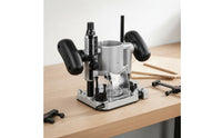 Easy to Control Trim Router Base Transparent Cover Fixed Router Base Heat Dissipation Power Tool Accessory for Woodworking