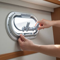 Fishing Rod Holder Heavy Duty Clamp-on Rod Holder Mirror Polished Finish Drainage Holes for Saltwater