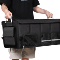 Oxford Cloth Waterproof and Moisture-Proof Car Trunk Storage Box, Foldable Car Organizer