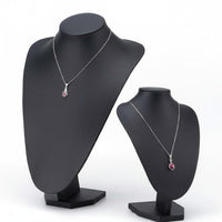 Professional Presentation Necklace Display Bust Elegant Design Jewelry Mannequin Stand Versatile Usage Portrait Neck Stand Stable Base for Retailers, Showcase, Craft Fairs, Photography