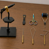 Fly Tying Vise Beginner Friendly Desktop Fly Tying Vise Professional-Grade Angling Gear for Beginners, Workbench, Tackle Shop