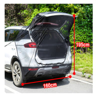 Zippered Car Tailgate Bug Net Breathable Cover Lightweight Netting for Campers, Road Trips