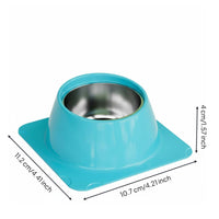 Anti-Tip Hamster Bowl Easy to Clean Hedgehog Feeding Bowl Detachable Design Small Pet Nourishment Dish for Parrots