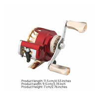 Small-Shape Line Fishing Reel Openwork Spool Automatic Fishing Reel Metal Frame