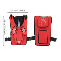 Heimlich Training Vest Chest Graphics Airway Obstruction Assistance Training Vest Black Trim Heimlich Maneuver for Adults