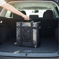 Reinforced Handle Computer Desktop Transport Harness Mesh Pockets Desktop PC Carrying Strap Secure Buckle Adjustable PC Case Carrier Long-Lasting for IT Professionals, Gamers, Students, Travel, Office, School