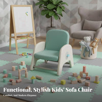 Height-Adjustable Toddler Chair Non-Slip Feet Kids Armchair Ergonomic Design
