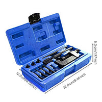 Motorcycle Chain Breaker Tool, Chain Removal & Riveting Repair Kit for Cutting, Installing, and Aligning Chains
