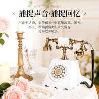 复古婚礼音频嘉宾留言簿祝福电话语音签到机