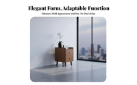 Narrow Bedside Cabinet Modern Design Nightstand adaptable for Bedroom, Dorm Room