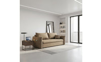 Multi-Functional Sofa Bed with Storage Space-Saving Design Convertible Loveseat Bed Minimalist Design Pull-out Sleeper Sofa for Small Apartment