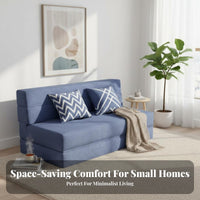 Adjustable Floor Lounger Foldable Design transformable Sleeper versatileUse Sofa and Bed dense Foam Filling for perusing corner